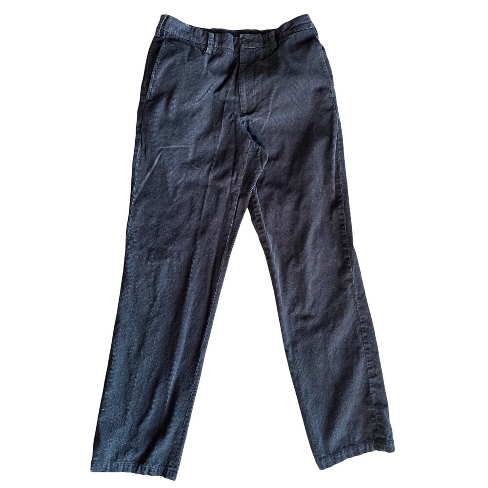 Saks Fifth Avenue Navy Blue 31w X 32l Corduroy Pants